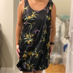 H and M floral dress above knee